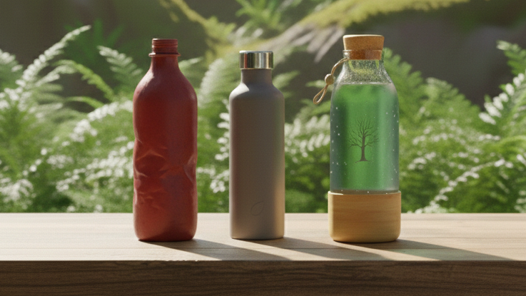 Materiales de Botellas: Sostenibilidad y Salud gemini generated image p3j0xlp3j0xlp3j0